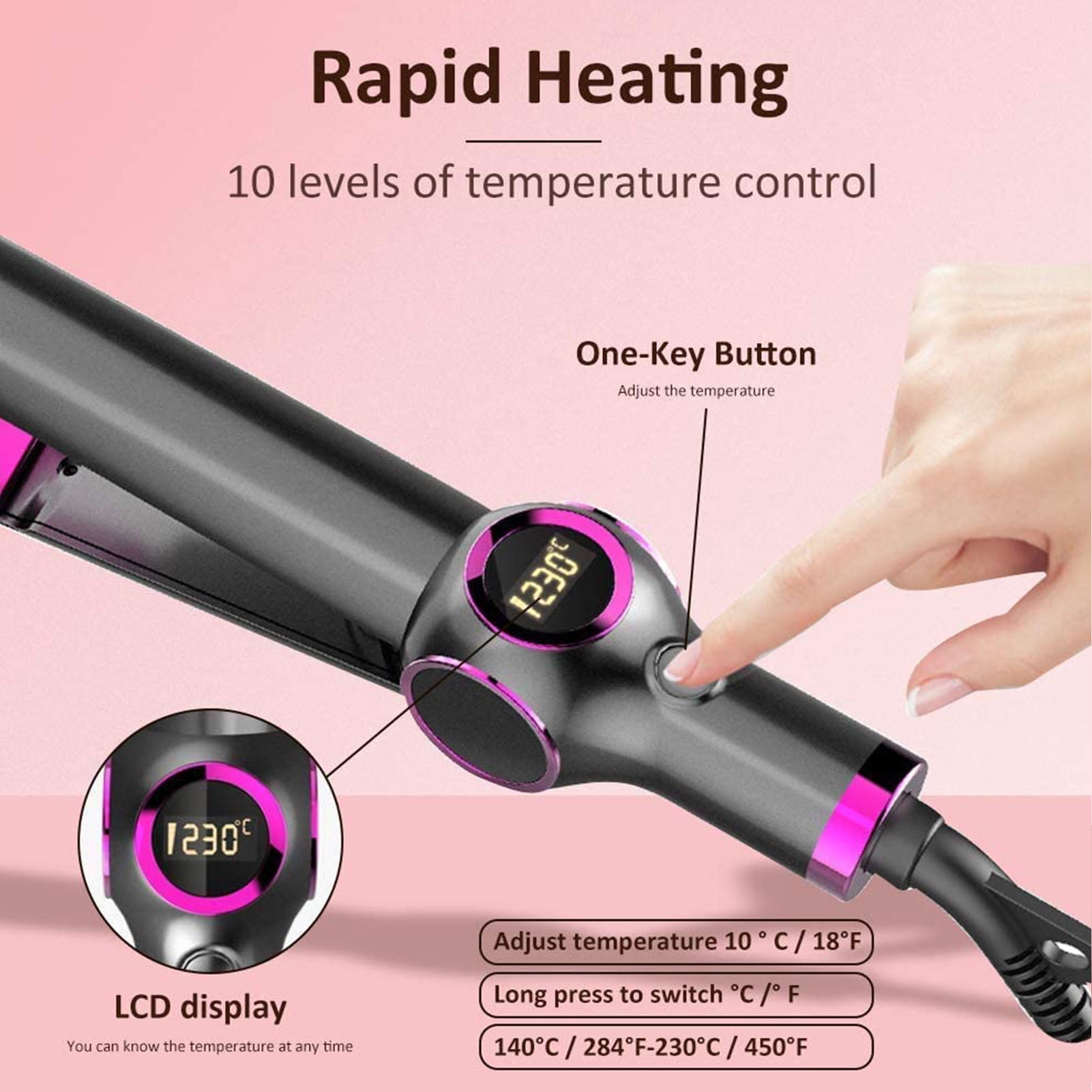 2 in 1 twist straightening cheap curling iron target