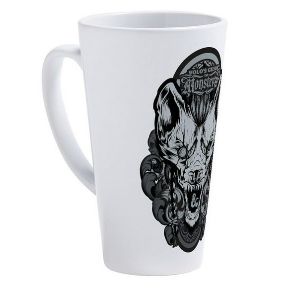 CafePress - Dungeons And Dragons Gnoll - 17 Oz White Ceramic Latte Mug