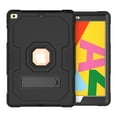 thumbnail image 5 of iPad 10.2 Case 7th Generation, Allytech Hybrid Dual Layers Heavy Duty Shockproof Defender Build Kickstand Drop Protection Case Cover for Apple iPad 7th Gen 2019, Black, 5 of 7