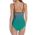 thumbnail image 3 of VgaVtl One Piece Bathing Suit for Women Swimsuit Plus Size Womens Playing Bikinis Cute Gradient Print Swimsuits,Green XL, 3 of 3