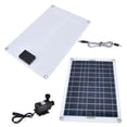 thumbnail image 4 of Bomba de Agua de Energía Solar, 800/H de Bajo Ruido Ecológico Bomba de Agua Solar de Agua Solar 50W Panel para el Hogar para Fuente para Jardín, 4 of 7