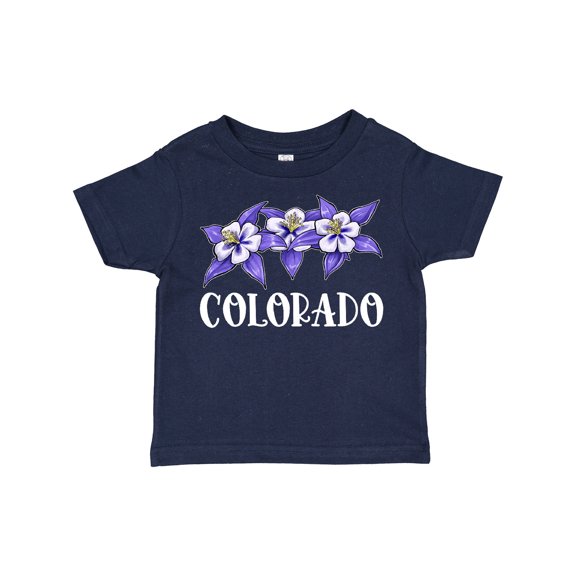 Inktastic Colorado Columbine Flowers Boys or Girls Toddler T-Shirt