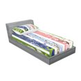 thumbnail image 2 of Ambesonne Colorful Fitted Sheet & Pillow Sham Set, Lily Primrose Valley, Twinxl, Multicolor, 2 of 2