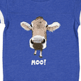 thumbnail image 4 of Inktastic Moo Cute Brown Holstein Cow Boys or Girls Baby Bodysuit, 4 of 5