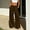 Brown women wide leg trousers with pockets a1, variant on Women's Wide Leg High Waisted Trousers with Pockets Casual Loose Long Pants for Workout Lounge Beach Solid Palazzo Bottom, Dark Blue M