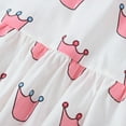 thumbnail image 6 of LYMAYTER Baby Kids Girls Cotton Dresses Cartoon Printing Party Princess Dress for 6M - 4 T Toddler Summer Sleeveless Casual Dress Sundress, 6 of 9