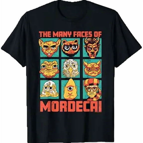Dcc Many Faces Of Mordecai Grid Funny Gamer Series Book Shirt BLACK Unisex S-5XL Hot Trending Shirt, Vintage Birthday Gift