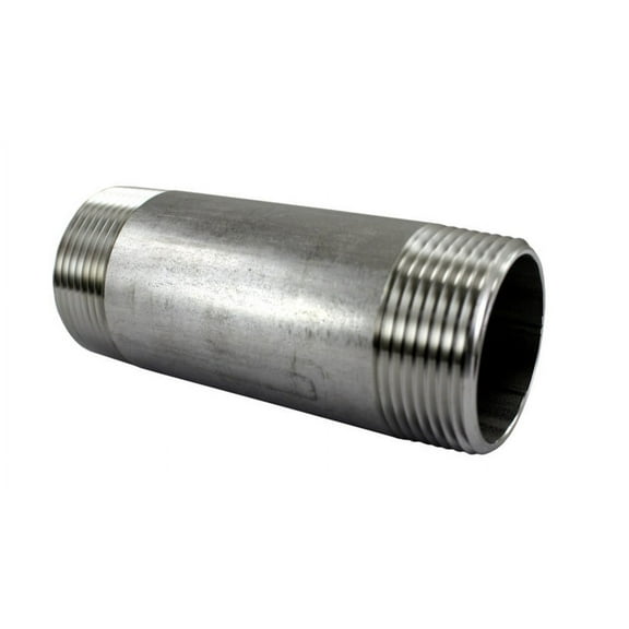Barrel Nipple 1-1/4" NPT Threaded Ends, 1-1/4" Male x 2-1/2" Length