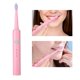 thumbnail image 4 of Cepillo de dientes eléctrico ultrasónico resistente al agua con vibración, cepillo de dientes de pelo suave para adultos (rosa), 4 of 8