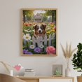 thumbnail image 6 of Diamond Art Kit for Adults, Dog In Flower Garden White Fence Diamond Painting for Adults Beginners, 5D DIY Diamond Art Painting Kits, Colorful Diamond Painting Craft for Home Decor 12x16, 6 of 7