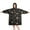 Black Gold Sun-1, variant on Wearable Oversized Blanket,Pink Skull Snowflake Pattern Wearable Blanket Hoodie for Adults,Cozy Hooded Blankets with Super Pockets,Super Warm Fuzzy Pullover for Women & Men