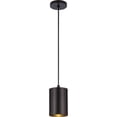 thumbnail image 2 of 5" Antique Bronze Outdoor Aluminum Cylinder Cord-Mount Hanging Light, 2 of 2