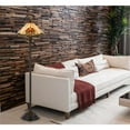thumbnail image 4 of 60 W X 2 Tiffany Table Lamp With Pull Chain Switch With Metal And Resin Lamp Body, 4 of 4
