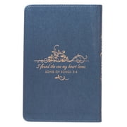 Mr. & Mrs. 366 Devotions for Couples Enrich Your Marriage and Relationship Blue Faux Leather Flexcover Devotional Gift Book w/Ribbon Marker