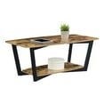 thumbnail image 3 of Graystone Coffee Table with Shelf - Barnwood/Black, 3 of 3