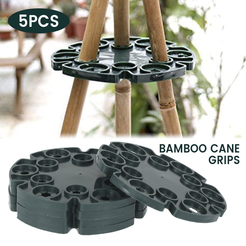 Cucumbers Use for Beans Green 12 Holes Durable PE Material Bamboo Cane