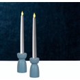 Candlestick Holders, Ceramic Blue Taper Candle Holder Candlelight Stand