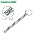 thumbnail image 2 of 1-Pack Quick Release Pins, 8mm Dia., 105mm Usage Bimini Top Pin, 120mm Total for Industrial/Marine, 2 of 6