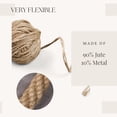 thumbnail image 6 of Evideco French Home Goods Contis Farmhouse Brown Curtain Tiebacks 2 Count, 6 of 10