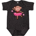 thumbnail image 3 of Inktastic Ballerina Dance Monkey Girls Baby Bodysuit, 3 of 5