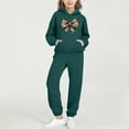 thumbnail image 1 of Cowsor Little Girls Outfits 2 Piece Toddler Long Sleeve Sweatshirt Leggings Pants Clothing Set, 1 of 6