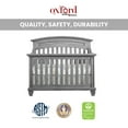 thumbnail image 5 of Oxford Baby Richmond 4In1 Convertible Crib Brushed Gray, 5 of 6