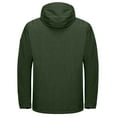 thumbnail image 2 of Little Donkey Andy Men's Waterproof Outdoor Jacket Winter Windproof Warm Ski Jacket with Detachable Hood Dark Green Heather L, 2 of 6