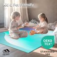 thumbnail image 4 of ODIKA 3'x5' Machine Washable Non-Slip Area Rug, Horizon Illuminated with Gradient Lines High Traffic Rug, Blue, 97955, 4 of 5