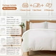 thumbnail image 6 of Vintage Boho Bedding Duvet Cover Set King Size 4 Pieces Farmhouse Green Retro Classic Abstract Bedding Set with Zipper Closure, 1 Comforter Cover 92x106 Inches 1 Flat Sheet & 2 Pillow Cases, 6 of 7