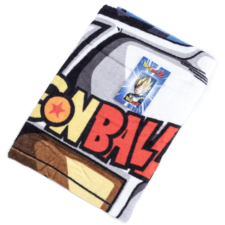 Dragon Ball Super Beach Towel - 70 X 140 Cm Cotton Towel With Anime Design (Character Art)