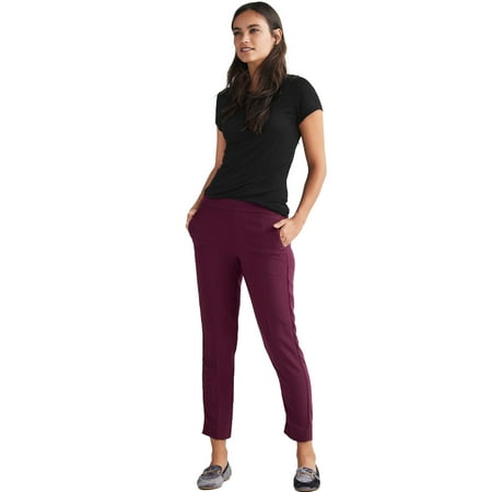 Straight Leg Crop Pant - Ellos Plus Size Cropped Straight Leg Pants