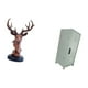 thumbnail image 5 of Figura de cabeza de ciervo,Adorno de cabeza de ciervo,estatua de animal decorativa,Contenedor de almacenamiento,Mini armario organizador de cosméticos de escritorio,Caja de almacenamiento de, 5 of 8