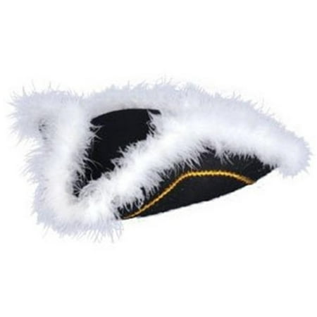 Tricorner Pirate Feather Adult Hat