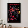 thumbnail image 2 of Disturbed Winnipeg Canada Concert Poster 18/125 Limited Edition Hologram ED Size 24''x36'' - Postora, 2 of 5