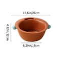 thumbnail image 3 of XWSHYW Aparatos de Utensilios de Cocina. Colador de Cocina Doble de Plástico Extraíble, Juego de Colador, Juego de Cuencos Apilables, Colador de Cuenco de Lavado de Plástico para Remojar, Lavar y Esc, 3 of 6