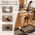 thumbnail image 7 of Bsicpro Doormat for Inside 32"x47, Dirt Trapper, Non Slip Entryway Rugs, Absorbent Entry Mat,Coffee, 7 of 7