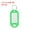 Light Green, variant on Plastic Key Tags with Split Ring Label Window Identifiers ID Keychain Tag for Name Luggage Purple