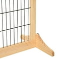 thumbnail image 4 of Canddidliike 72 inch W x 27 inch H Extra Wide Freestanding Pet Gate, Pet Gate with Adjustable Length Dog, Cat, Barrier for House, Doorway, Hallway, Natural, 4 of 11