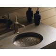 thumbnail image 4 of Kohler 14297-MP1 17.5 in. Oval Undermount Bathroom Sink No Overflow - Medium Patina, 4 of 7