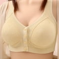 thumbnail image 2 of Everyday Bras for Women Low Support Sports Bra Bras Strapless Athletic Bra Women Bras plus Size Front Close Pack of Bras Sports Bras for Girls Women Sports Bra plus Size Running Girl One Beige 42, 2 of 5