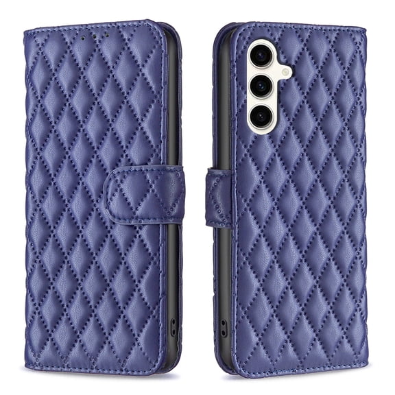 Phone Case for Samsung Galaxy S23 FE Wallet PU Leather Case with Card Slots Kickstand Shockproof Magnetic Flip Cell Phone Cover, Blue