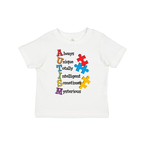 Inktastic Autism Acrostic Boys or Girls Toddler T-Shirt