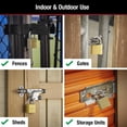 thumbnail image 4 of Combinación de latón Lock Master Lock 875D para exteriores, 5 cm, 4 of 6
