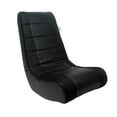 thumbnail image 2 of Rockme Black Black Leather PU Gaming Chair - For Kids, Teens, Adults, Boys Or Girls, ,, 2 of 8