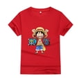 thumbnail image 1 of Camiseta de manga corta para niños, ropa Y2k de Luffy, ropa de alta calidad, camisas de Anime de una pieza, novedad de 2024, 1 of 1