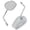 Silver, variant on Motorcycle 8mm Mirrors For Harley Road King Touring XL 883 SPORTSTER Fatboy Softail Dyna Bobber Chopper Street