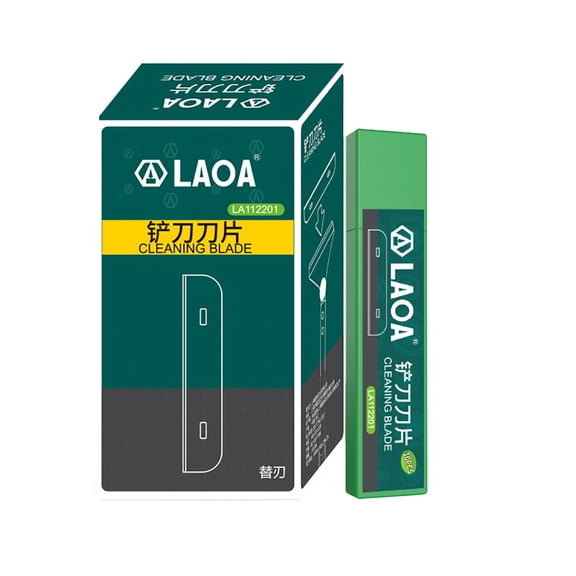 LAOA Glass Scraper Tile Scraper Clean Scraper Metal Blades 100Pack