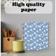thumbnail image 4 of Cuaderno espiral Elpwk Retro Blue y White Hydrangea Floral, 4 of 6