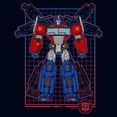 thumbnail image 2 of Girl's Transformers Optimus Prime Grid  Graphic T-Shirt, 2 of 4