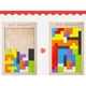 thumbnail image 3 of Bloques de madera Rompecabezas Rompecabezas Juguete Tangram Jigsaw Inteligencia Colorido 3D Bloques rusos Juego Regalo educativo para niños (40 piezas) Namotu HMHZ534, 3 of 6